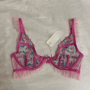 For Love and Lemons Viviane Rose Underwire Bra